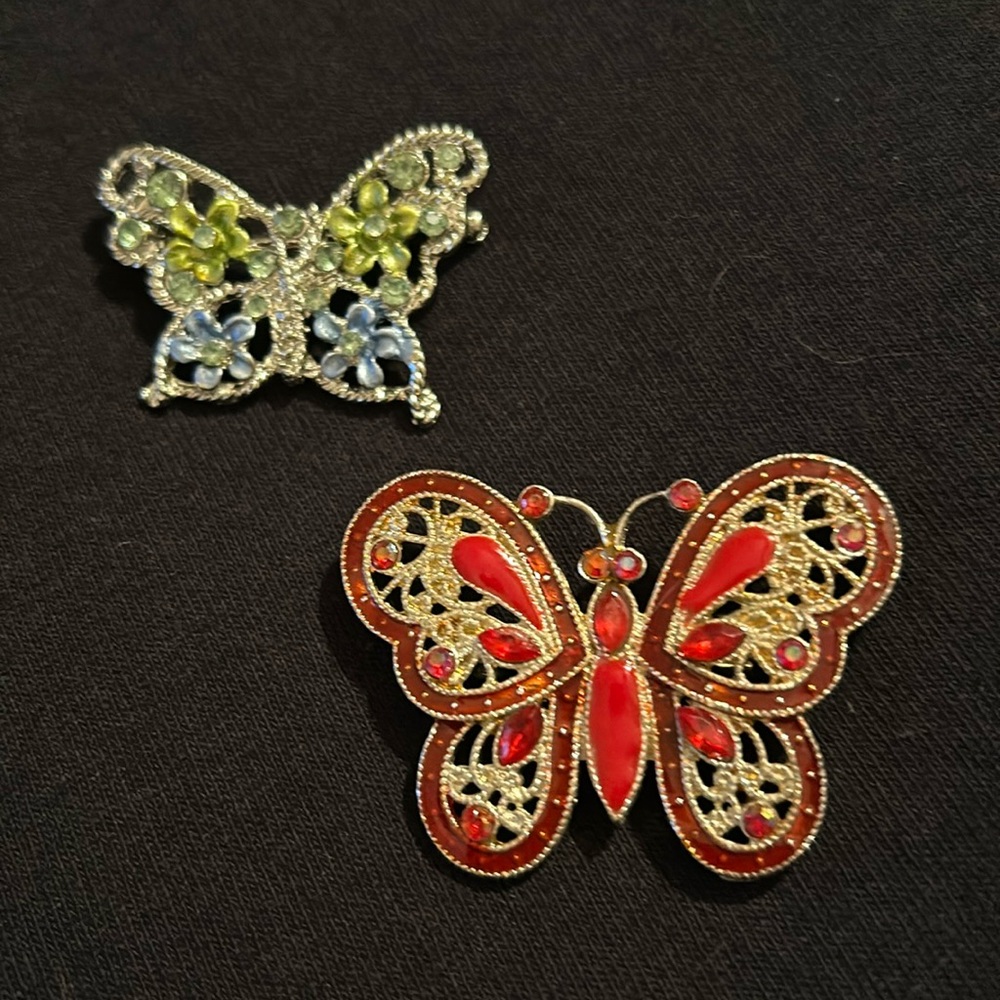 Whimsical Sparkling Brooch Bundle